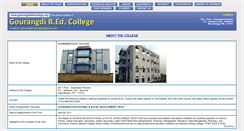 Desktop Screenshot of gourangdibedcollege.org